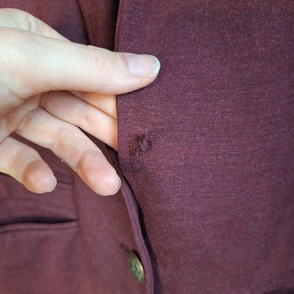 J. Crew School Boy Blazer burgundy 00 - Picture 4 of 8